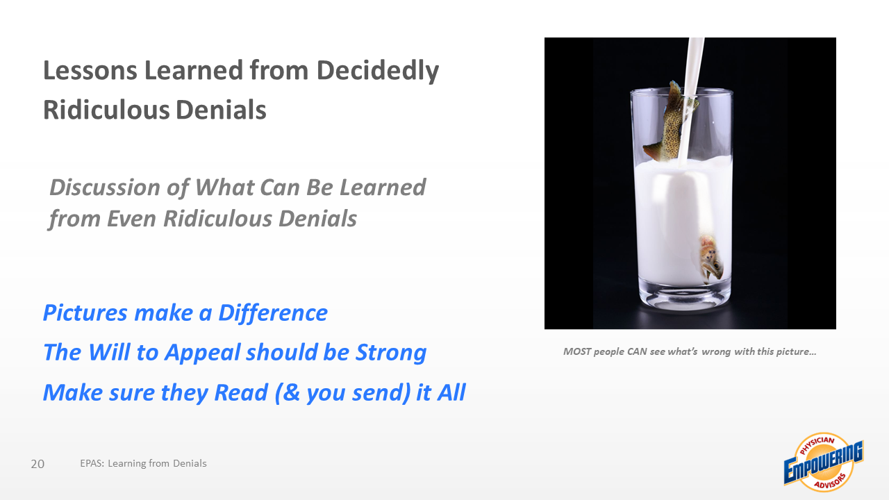 EPAS 04042019 Lessons Learned from Ridiculous Denials Video